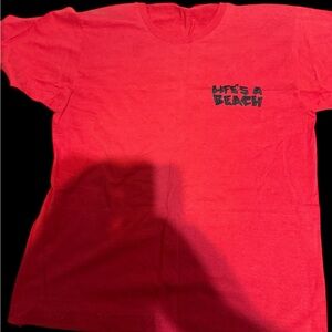 Vintage rare Life’s a Beach Bad Boy Club T-shirt from the 80s.